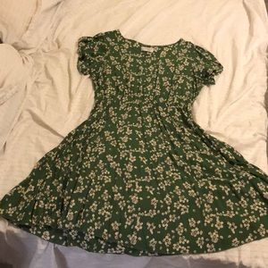 Yellowberry green dress sz XL